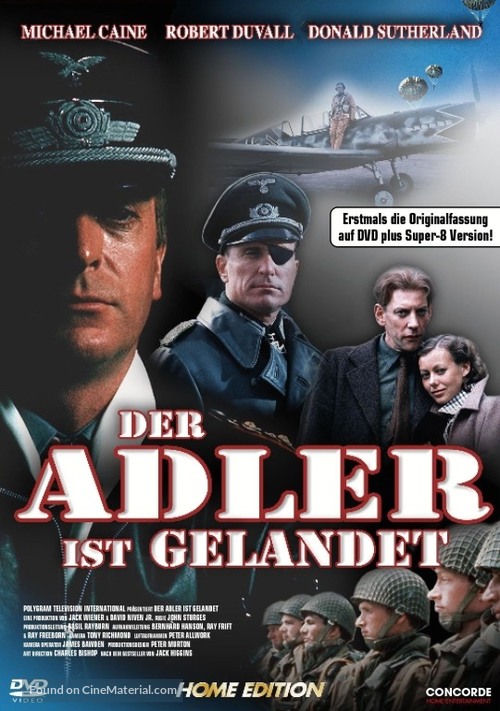 The Eagle Has Landed - German DVD movie cover