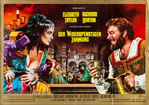The Taming of the Shrew - German Movie Poster