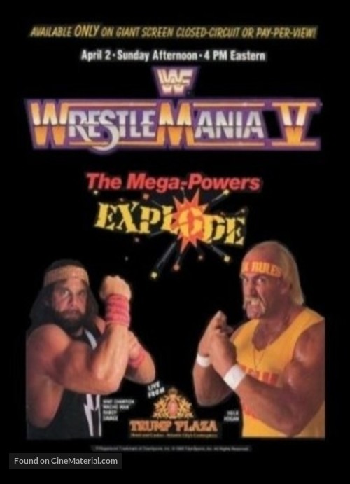 WrestleMania V - Movie Poster