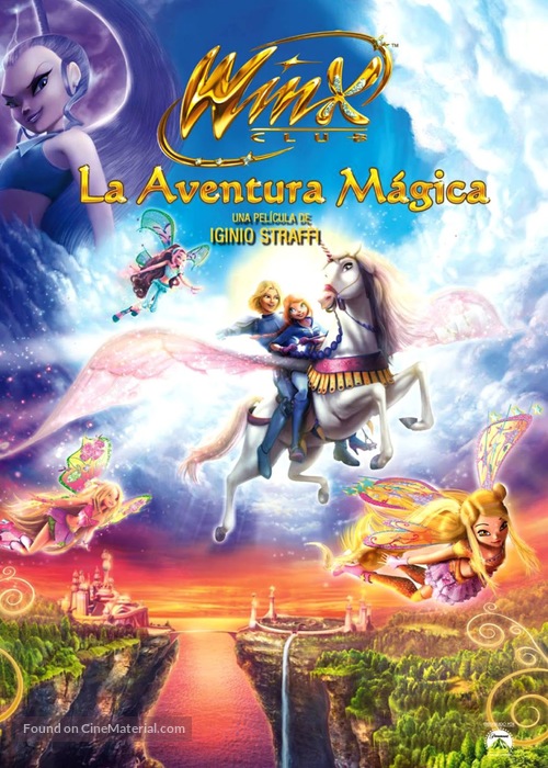 Winx Club 3D: Magic Adventure - Spanish DVD movie cover