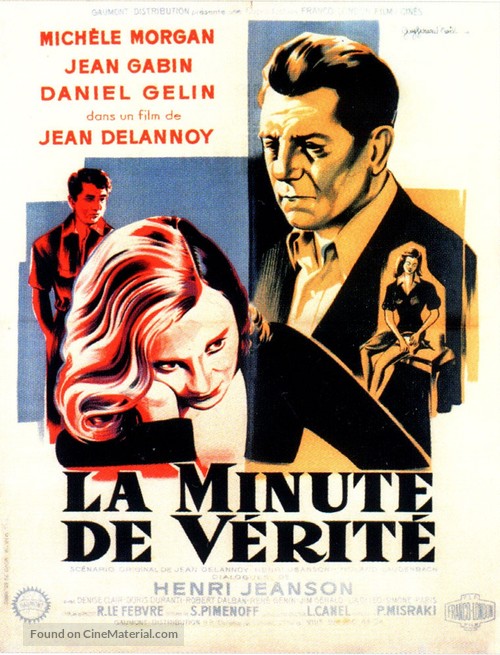 La minute de v&eacute;rit&eacute; - French Movie Poster