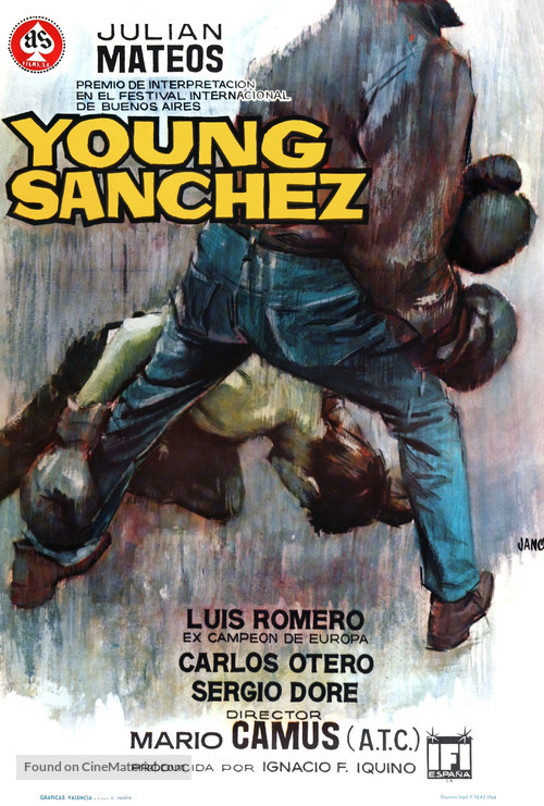 Young S&aacute;nchez - Spanish Movie Poster