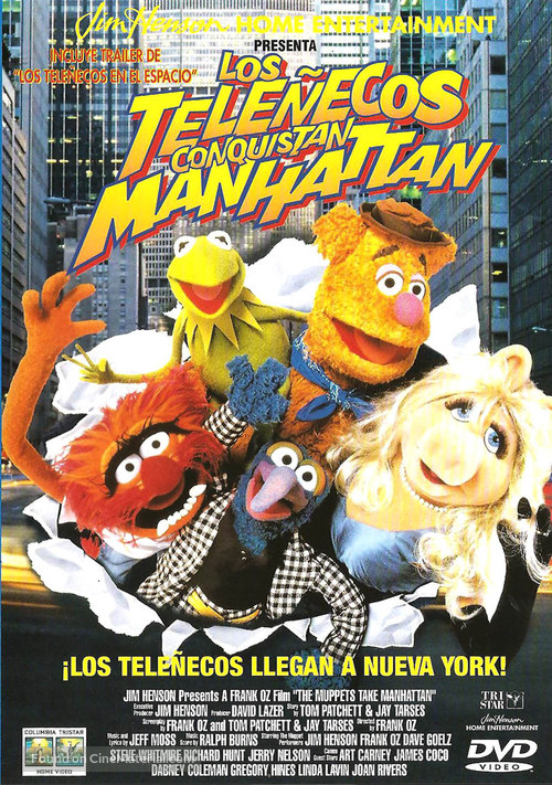 The Muppets Take Manhattan - Spanish DVD movie cover