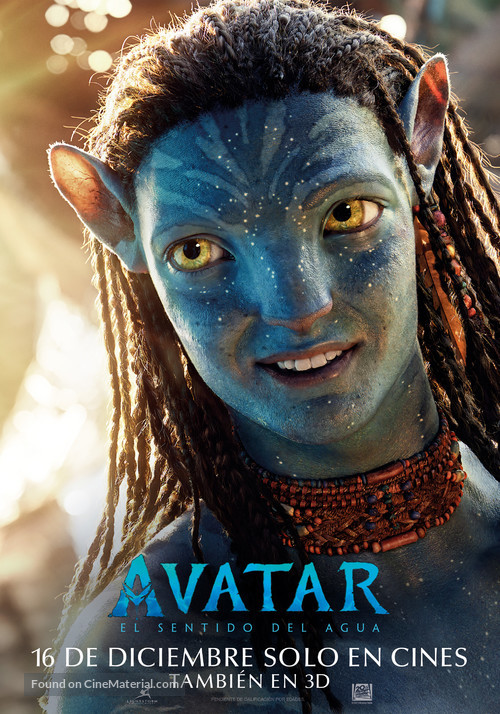 Avatar: The Way of Water - Spanish Movie Poster