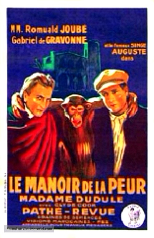 Le manoir de la peur - French Movie Poster