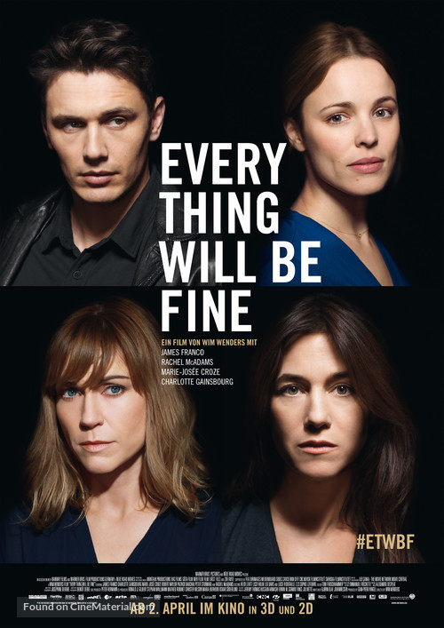 Every Thing Will Be Fine - German Movie Poster