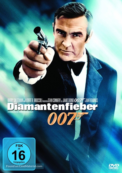 Diamonds Are Forever - German DVD movie cover
