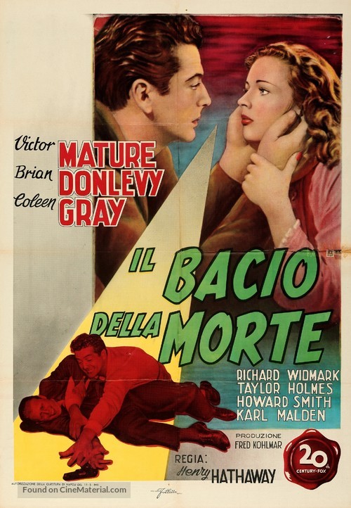 Kiss of Death - Italian Movie Poster