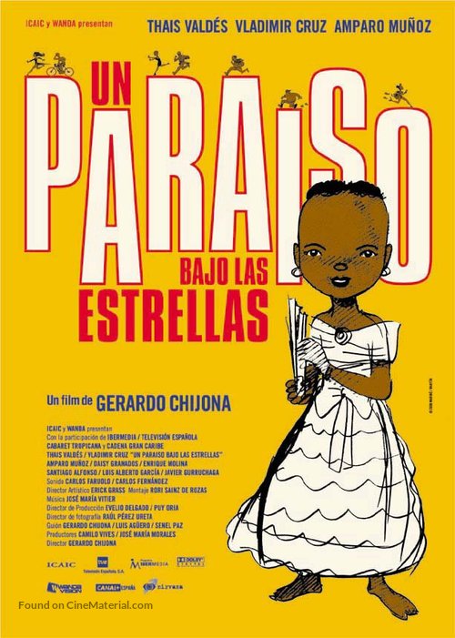 Un para&iacute;&shy;so bajo las estrellas - Spanish Movie Poster