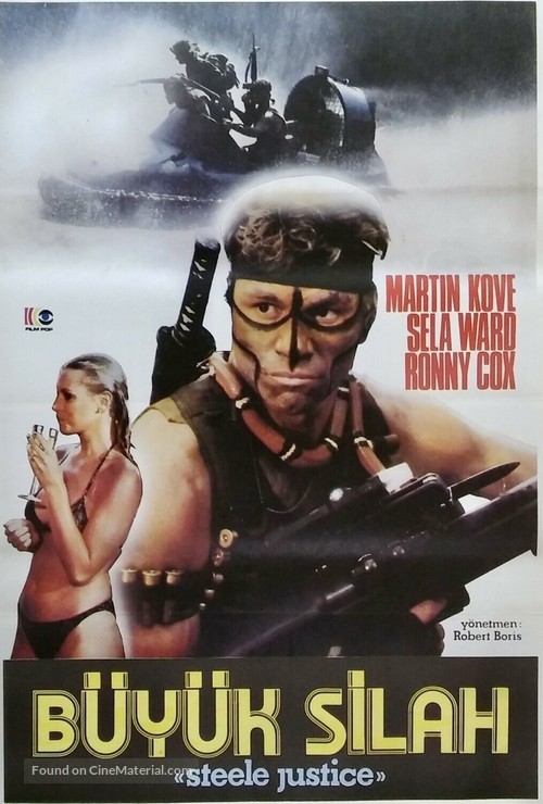Steele Justice - Turkish Movie Poster