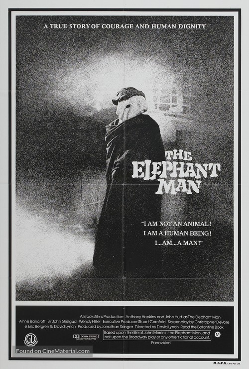 The Elephant Man - Australian Movie Poster