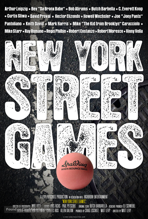 New York Street Games - Movie Poster