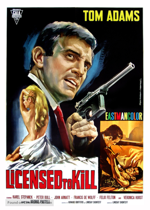 Licensed to Kill - Italian Movie Poster