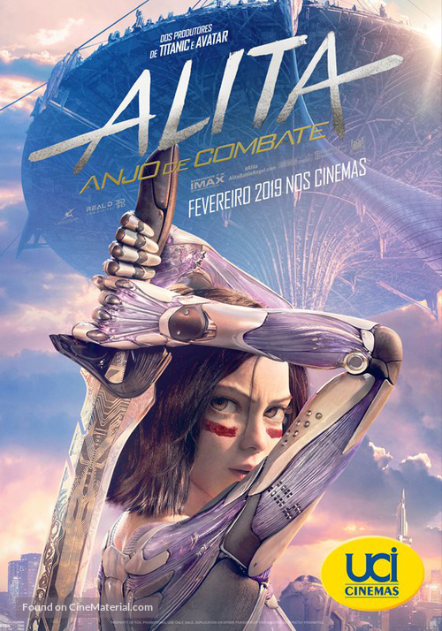 Alita: Battle Angel - Portuguese Movie Poster
