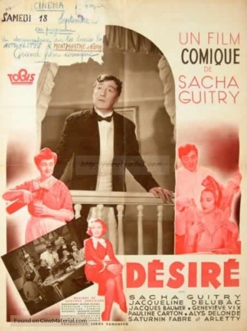 D&eacute;sir&eacute; - French Movie Poster