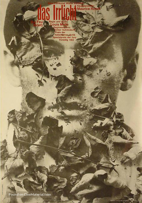 Le feu follet - German Movie Poster