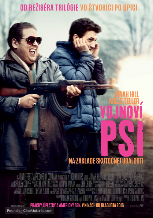 War Dogs - Slovak Movie Poster