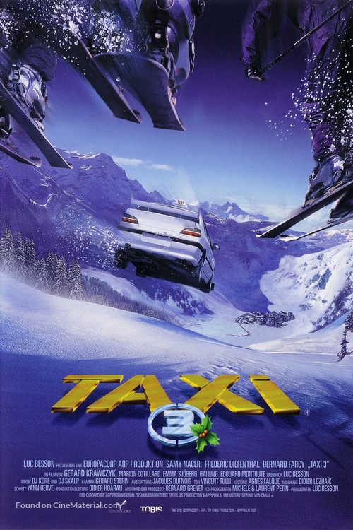 Taxi 3 - German Movie Poster