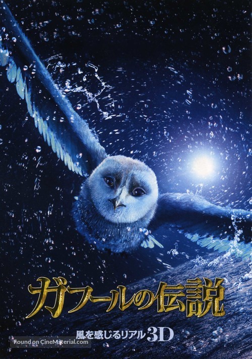 Legend of the Guardians: The Owls of Ga&#039;Hoole - Japanese Movie Poster