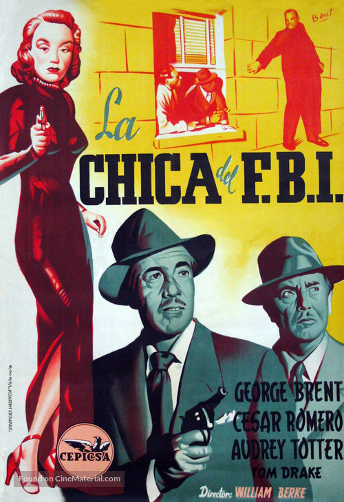 FBI Girl - Spanish Movie Poster