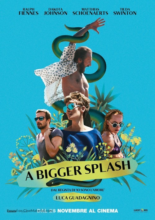 A Bigger Splash - Italian Movie Poster