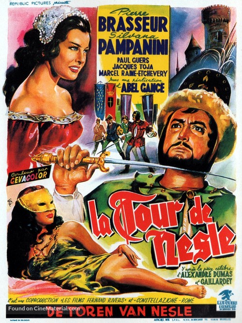 La tour de Nesle - Belgian Movie Poster