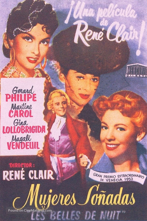 Les belles de nuit - Spanish Movie Poster