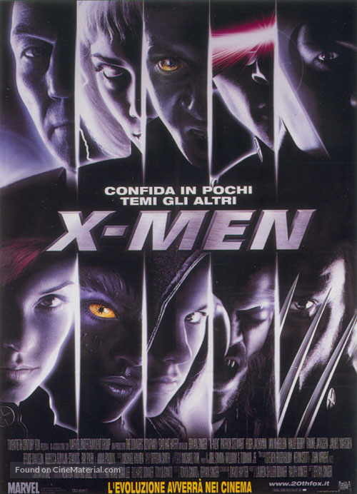 X-Men - Italian Movie Poster