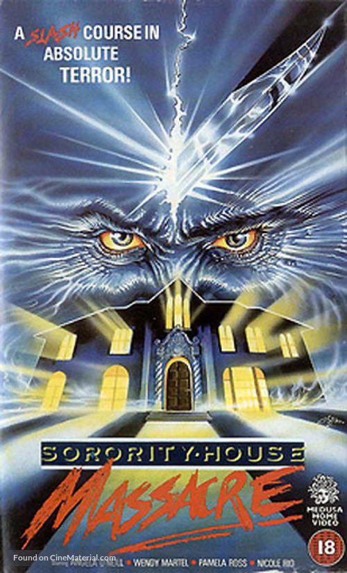 Sorority House Massacre - British VHS movie cover