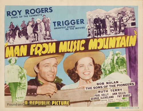 Man from Music Mountain - Movie Poster