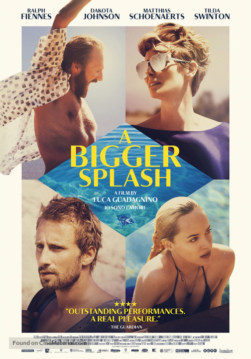 A Bigger Splash - Dutch Movie Poster