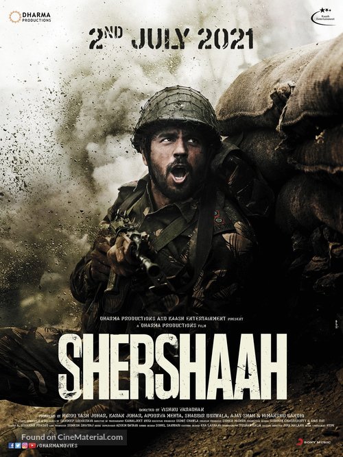 Shershaah - Indian Movie Poster