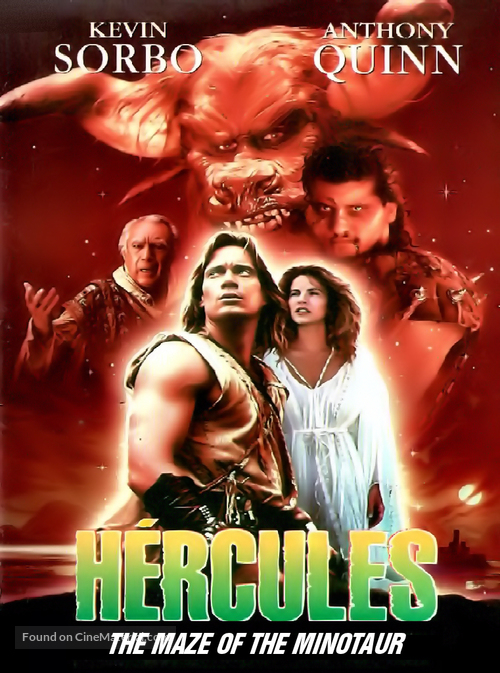 Hercules in the Maze of the Minotaur - Canadian DVD movie cover