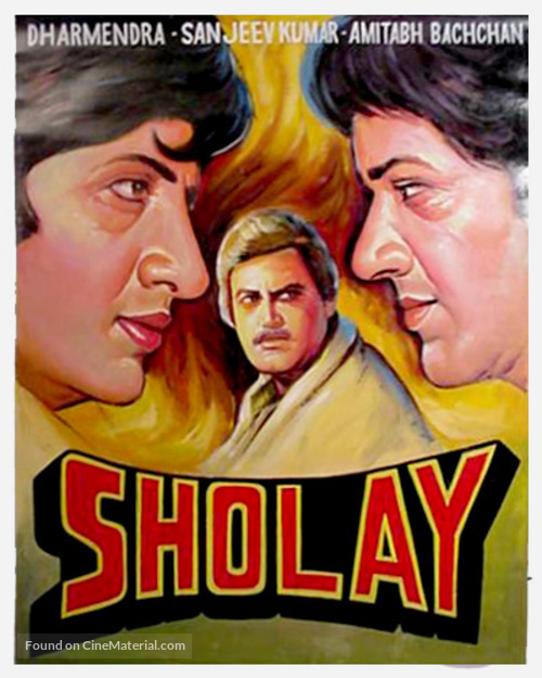 Sholay - Indian Movie Poster