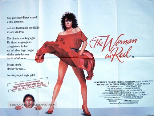 The Woman in Red - British Movie Poster