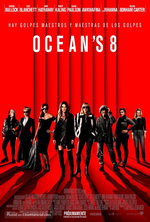 Ocean&#039;s 8 - Spanish Movie Poster