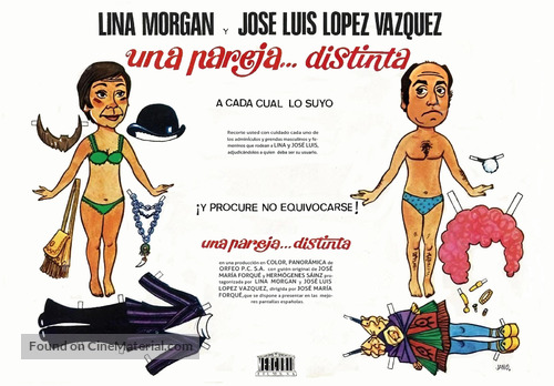Una pareja... distinta - Spanish Movie Poster