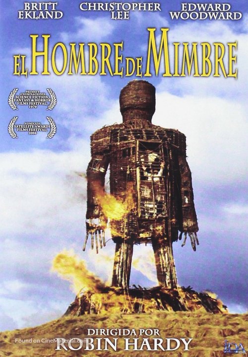 The Wicker Man - Spanish DVD movie cover