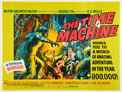 The Time Machine - British Movie Poster