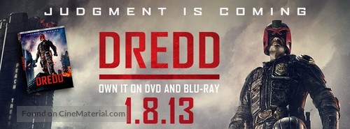 Dredd - Video release movie poster