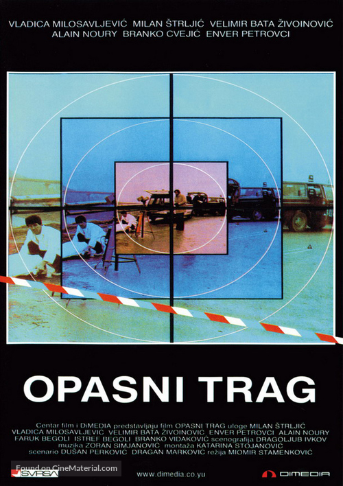 Opasni trag - Yugoslav Movie Poster