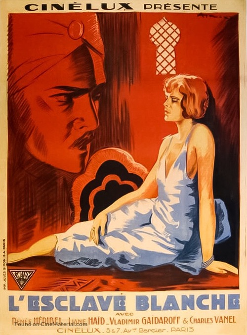 Die weisse Sklavin - French Movie Poster