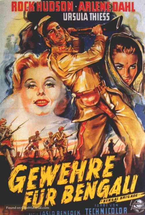 Bengal Brigade - German Movie Poster