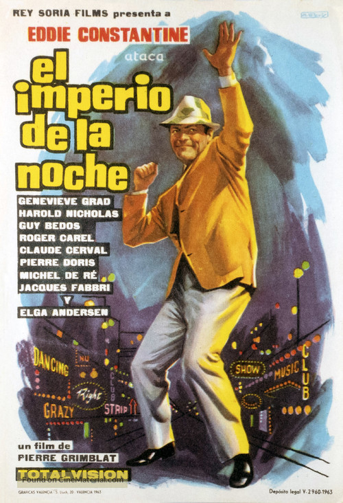 L&#039;empire de la nuit - Spanish Movie Poster