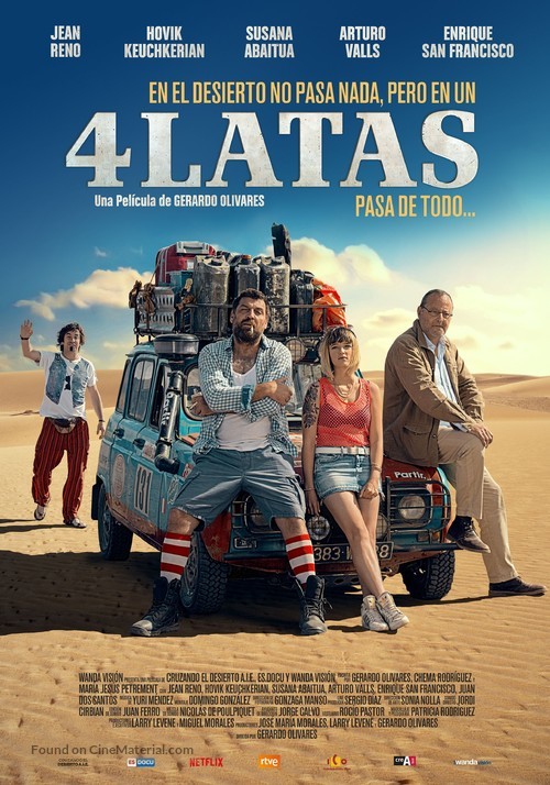 4 latas - Spanish Movie Poster