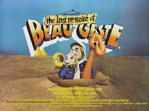 The Last Remake of Beau Geste - British Movie Poster