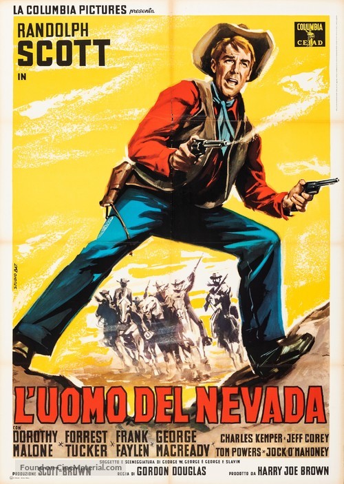 The Nevadan - Italian Movie Poster