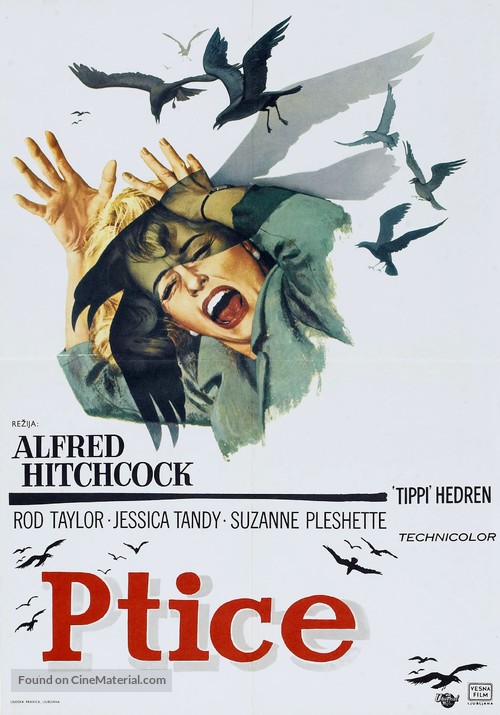 The Birds - Yugoslav Movie Poster
