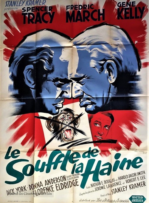 Inherit the Wind - French Movie Poster