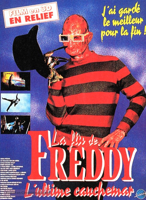 Freddy&#039;s Dead: The Final Nightmare - French Movie Poster